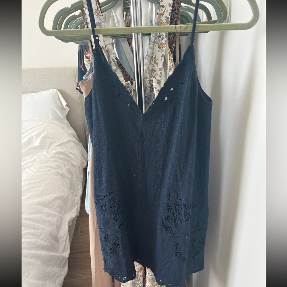 ASTR navy dress